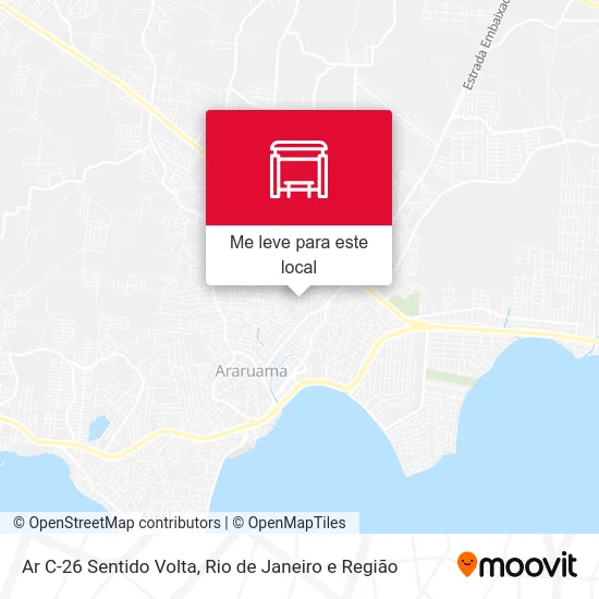 Ar C-26 Sentido Volta mapa