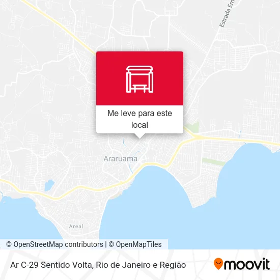 Ar C-29 Sentido Volta mapa