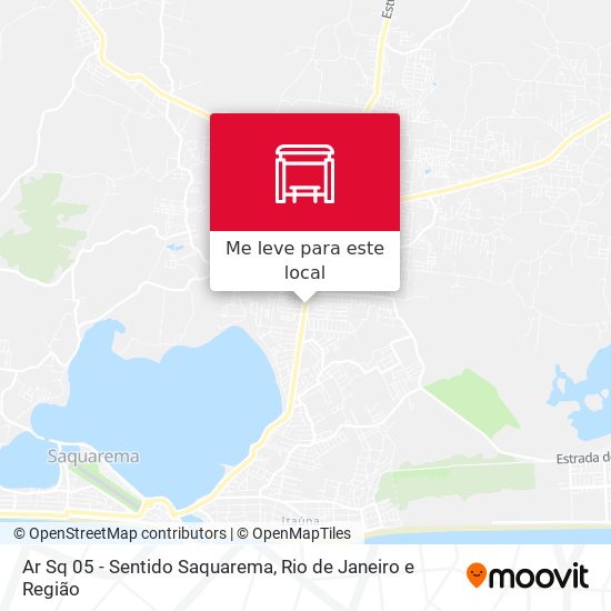 Ar Sq 05 - Sentido Saquarema mapa