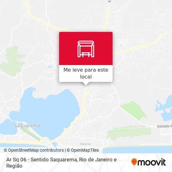 Ar Sq 06 - Sentido Saquarema mapa