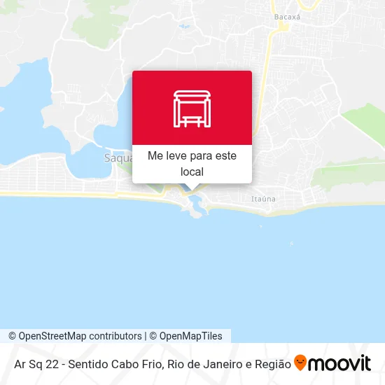 Ar Sq 22 -  Sentido Cabo Frio mapa