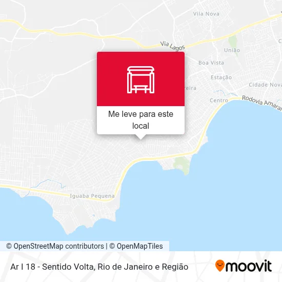 Ar I 18 - Sentido Volta mapa