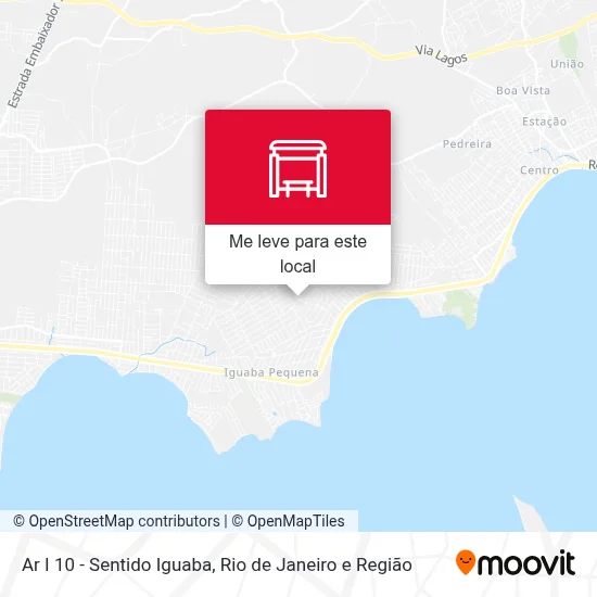 Ar I 10 - Sentido Iguaba mapa