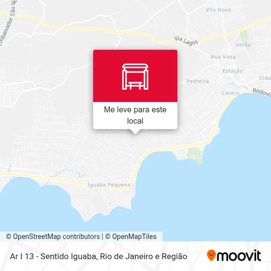 Ar I 13 - Sentido Iguaba mapa