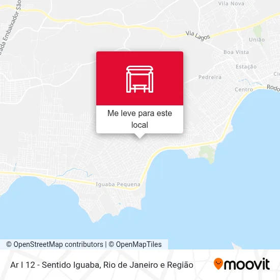 Ar I 12 - Sentido Iguaba mapa