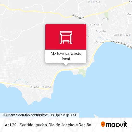 Ar I 20 - Sentido Iguaba mapa