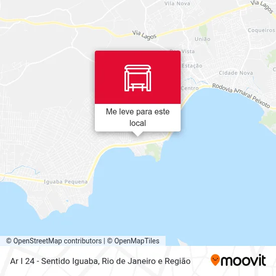 Ar I 24 - Sentido Iguaba mapa