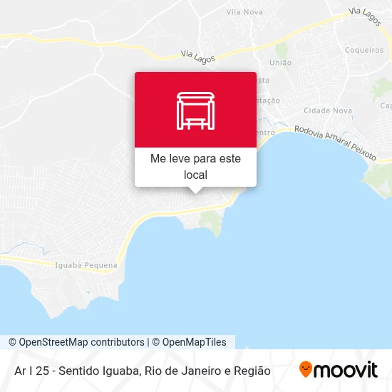 Ar I 25 - Sentido Iguaba mapa