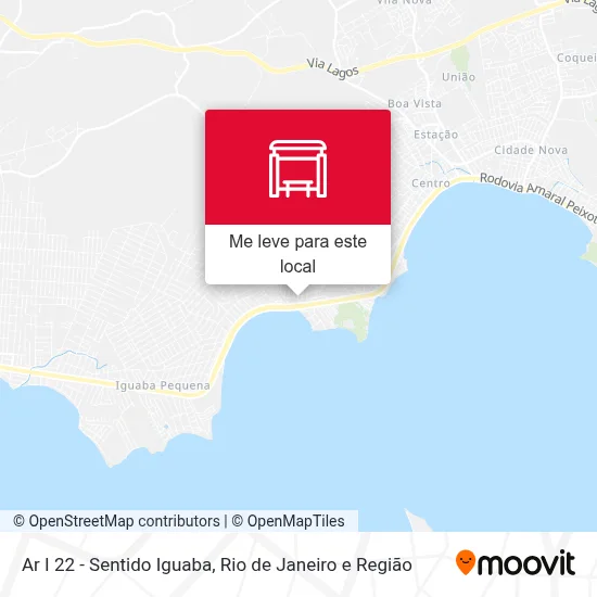 Ar I 22 - Sentido Iguaba mapa
