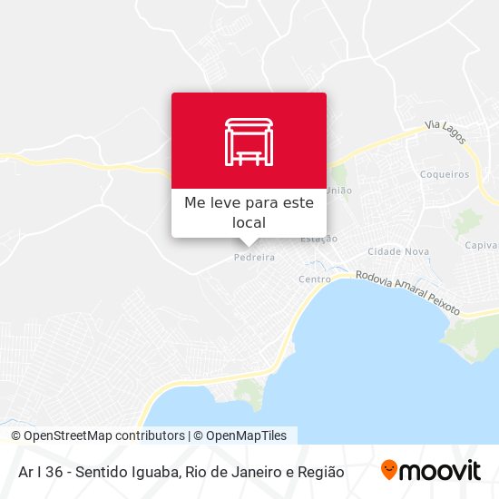 Ar I 36 - Sentido Iguaba mapa