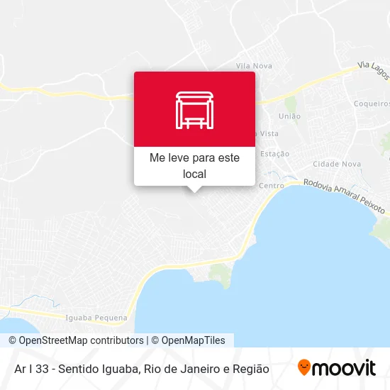Ar I 33 - Sentido Iguaba mapa