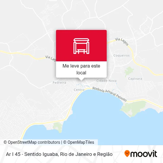 Ar I 45 - Sentido Iguaba mapa