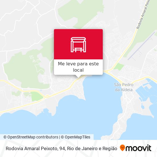 Rodovia Amaral Peixoto, 94 mapa