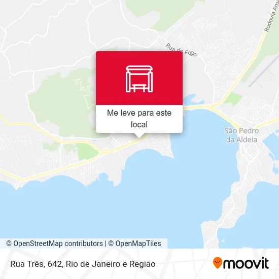 Rua Três, 642 mapa