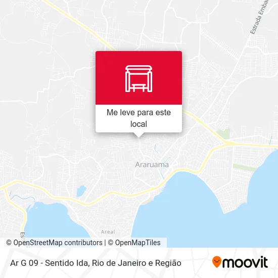 Ar G 09 -  Sentido Ida mapa