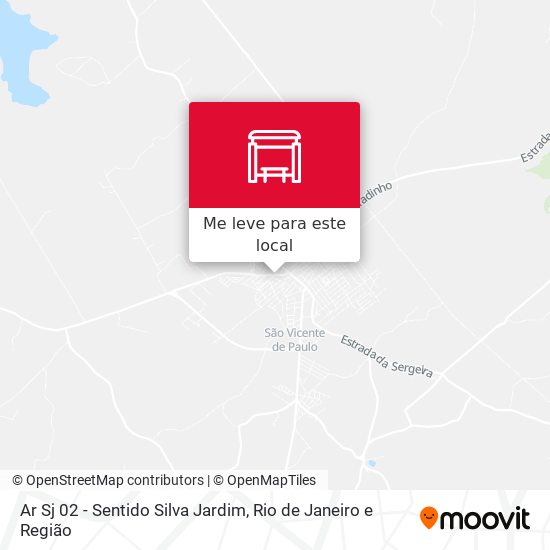 Ar Sj  02 - Sentido Silva Jardim mapa
