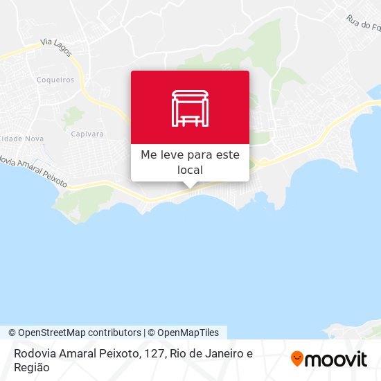 Rodovia Amaral Peixoto, 127 mapa