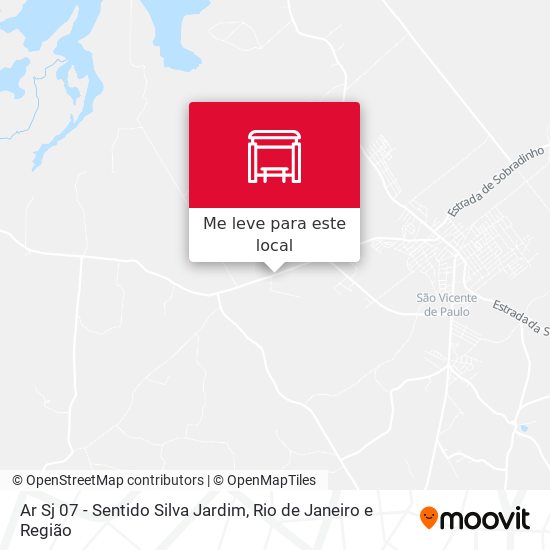 Ar Sj 07 - Sentido Silva Jardim mapa