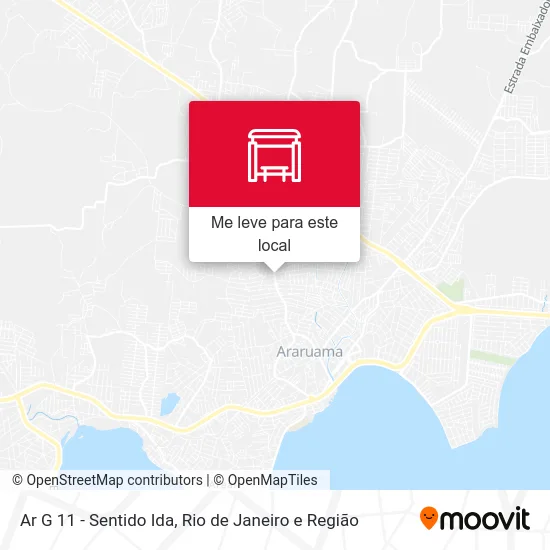 Ar G 11 - Sentido Ida mapa