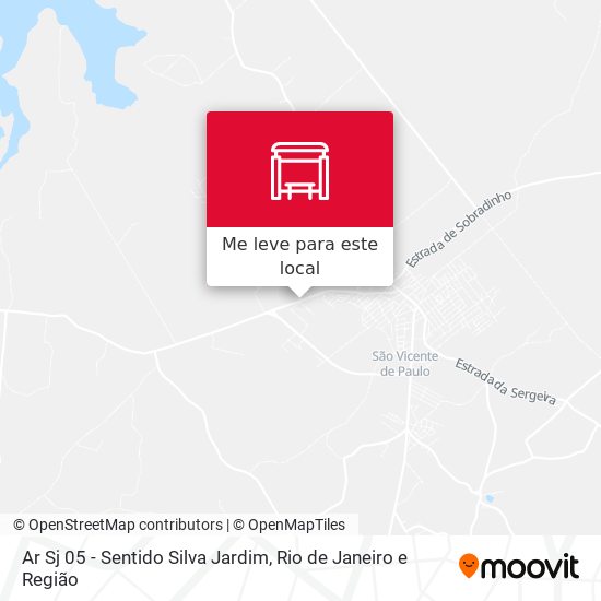 Ar Sj 05 - Sentido Silva Jardim mapa