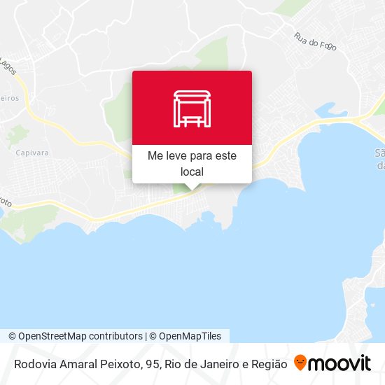 Rodovia Amaral Peixoto, 95 mapa