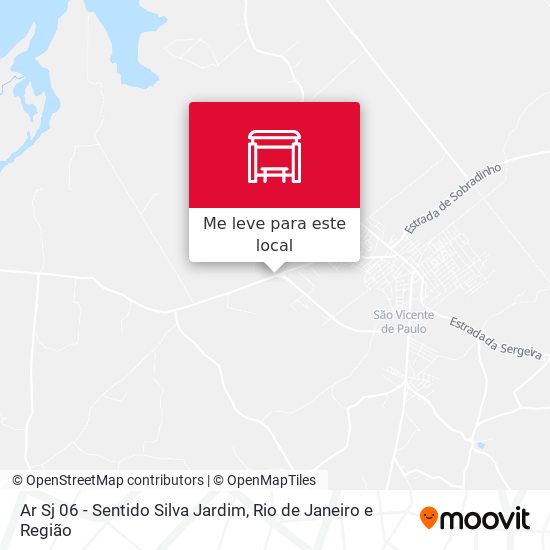 Ar Sj 06 - Sentido Silva Jardim mapa
