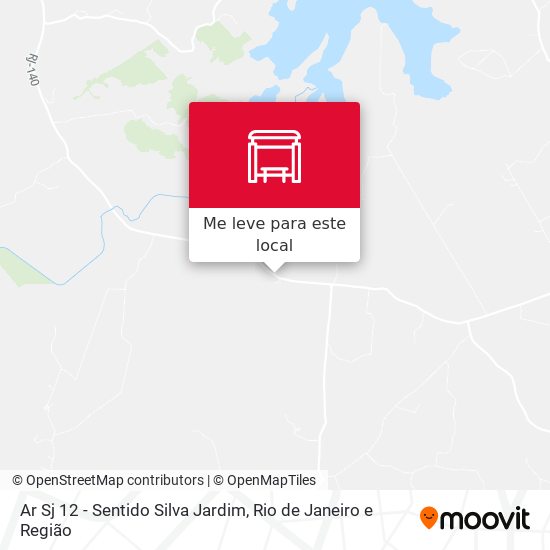 Ar Sj 12 - Sentido Silva Jardim mapa