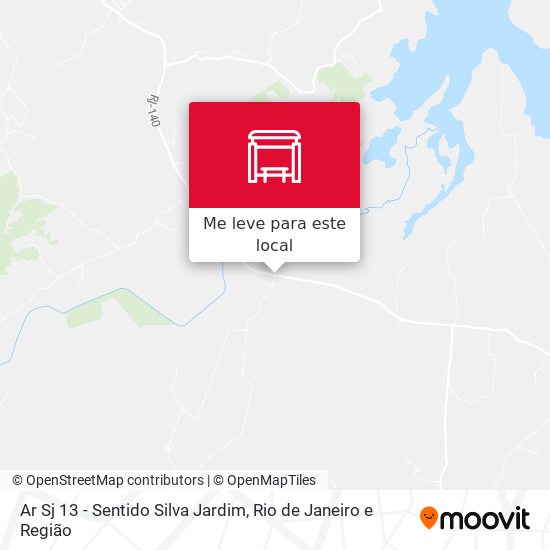 Ar Sj 13 - Sentido Silva Jardim mapa