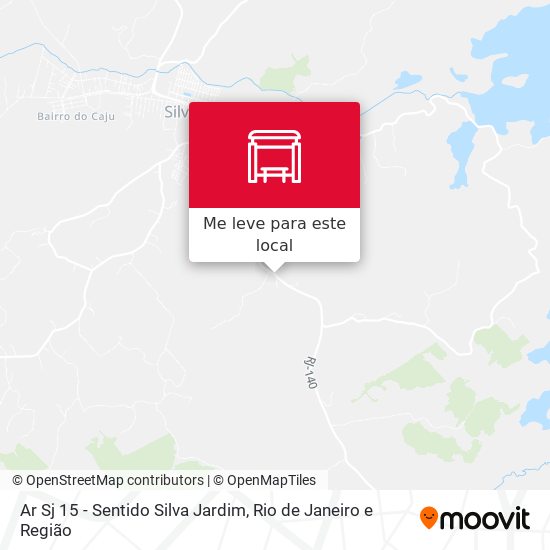 Ar Sj 15 - Sentido Silva Jardim mapa