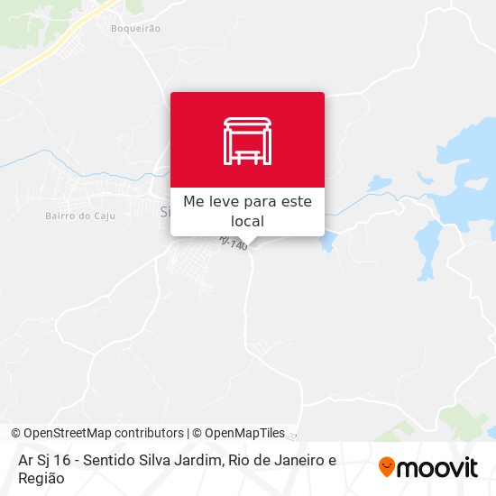 Ar Sj 16 - Sentido Silva Jardim mapa