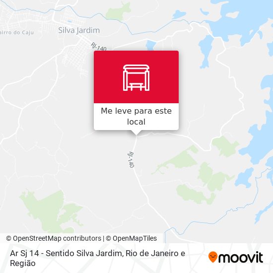 Ar Sj 14 - Sentido Silva Jardim mapa
