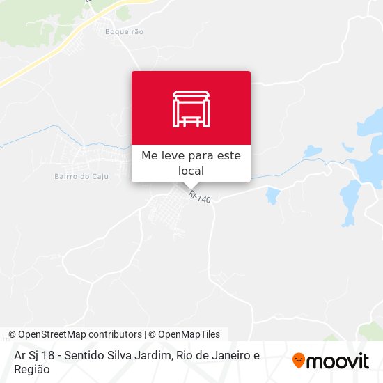 Ar Sj 18 - Sentido Silva Jardim mapa