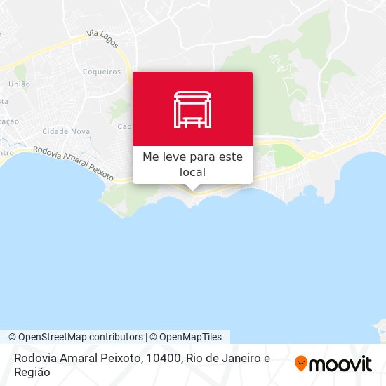 Rodovia Amaral Peixoto, 10400 mapa