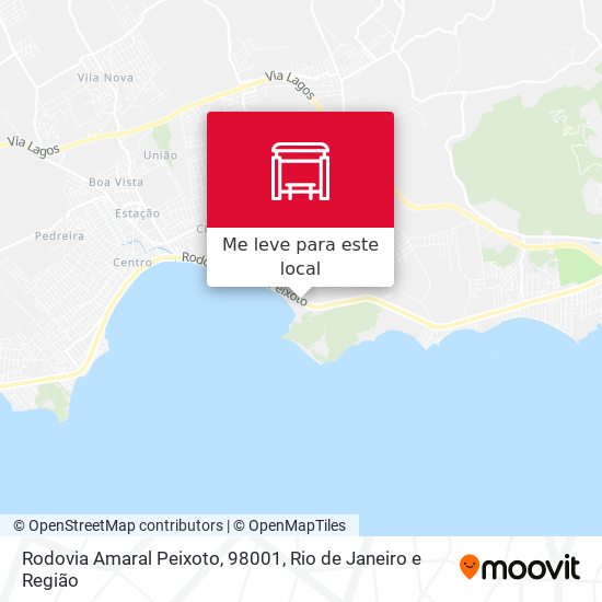 Rodovia Amaral Peixoto, 98001 mapa