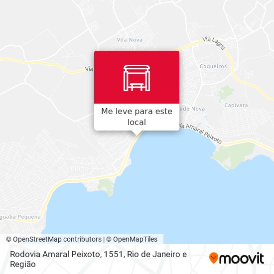 Rodovia Amaral Peixoto, 1551 mapa