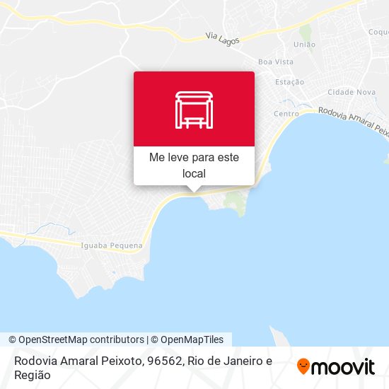 Rodovia Amaral Peixoto, 96562 mapa