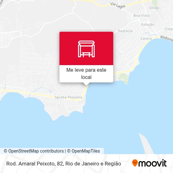 Rod. Amaral Peixoto, 82 mapa