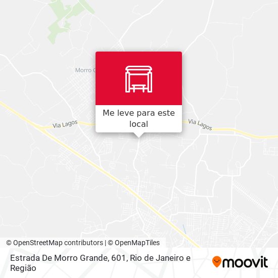 Estrada De Morro Grande, 601 mapa