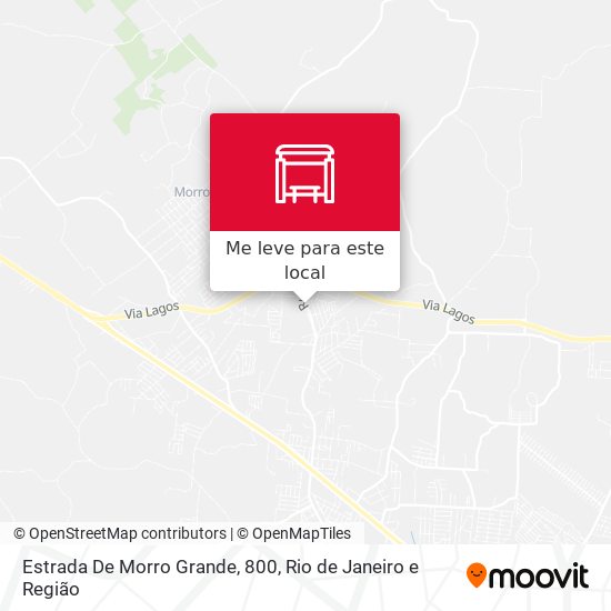 Estrada De Morro Grande, 800 mapa