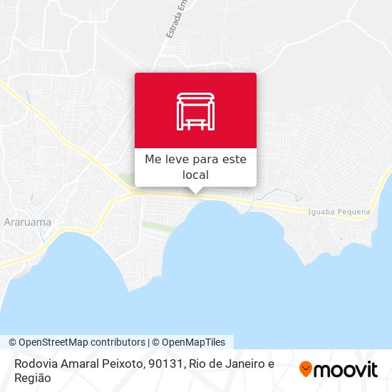 Rodovia Amaral Peixoto, 90131 mapa