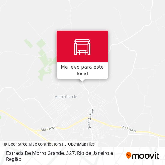 Estrada De Morro Grande, 327 mapa