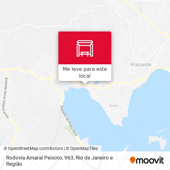 Rodovia Amaral Peixoto, 963 mapa