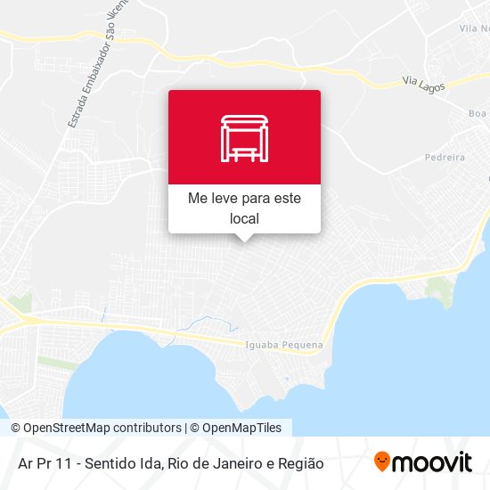 Ar Pr 11 - Sentido Ida mapa