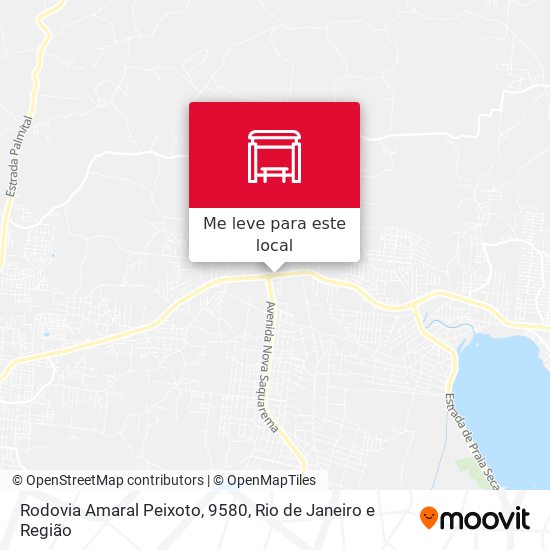 Rodovia Amaral Peixoto, 9580 mapa