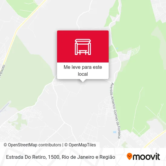 Estrada Do Retiro, 1500 mapa