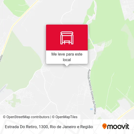 Estrada Do Retiro, 1300 mapa