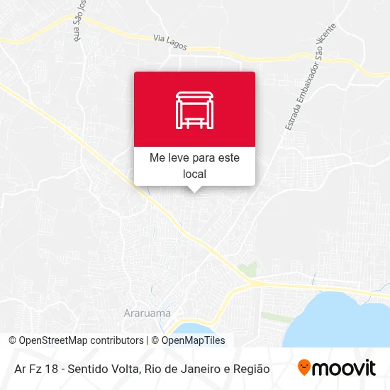 Ar Fz 18 -  Sentido Volta mapa