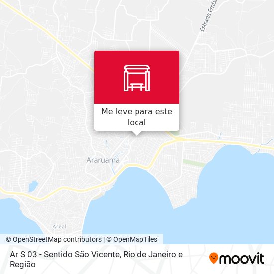 Ar S 03 - Sentido São Vicente mapa