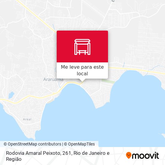 Rodovia Amaral Peixoto, 261 mapa