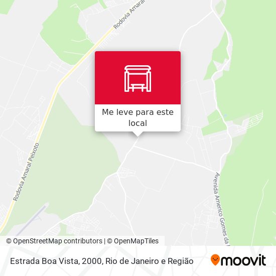 Estrada Boa Vista, 2000 mapa